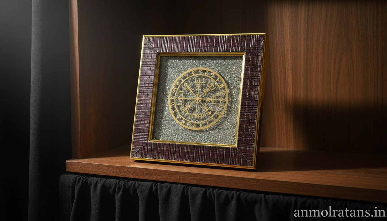 Money Magnet Pyrite Dust Frame for Wealth and Abundance