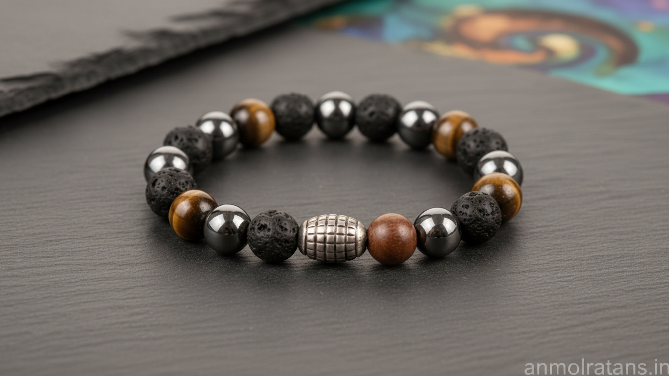 Men’s Healing Bracelet for Protection, Strength & Positive Energy