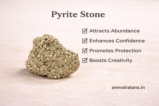 Natural Raw Pyrite Stone for Money Attraction & Wealth