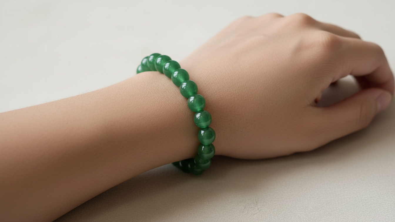 Green Aventurine Bracelet for Luck, Growth & Positive Energy