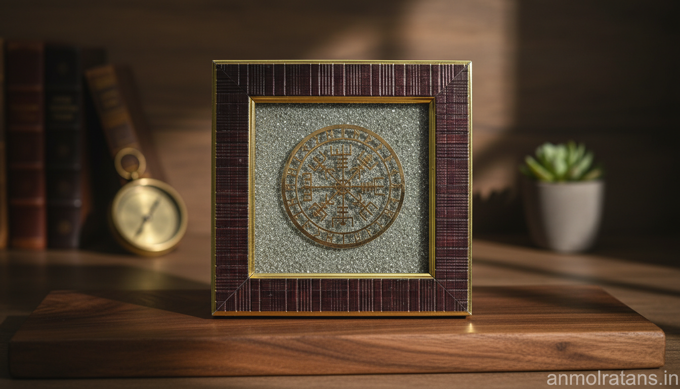 Money Magnet Pyrite Dust Frame for Wealth and Abundance