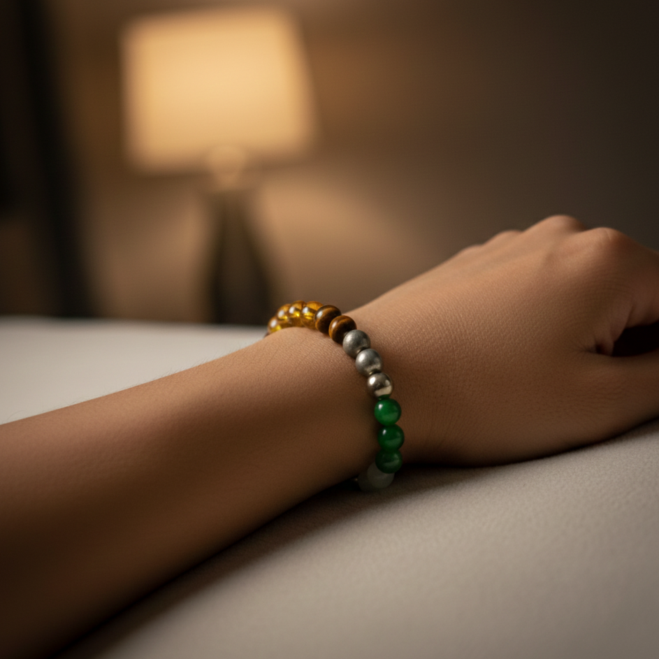 Natural Pyrite Money Attraction Bracelet