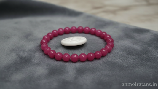 Pink Jade Bracelet for Love, Emotional Healing & Inner Peace