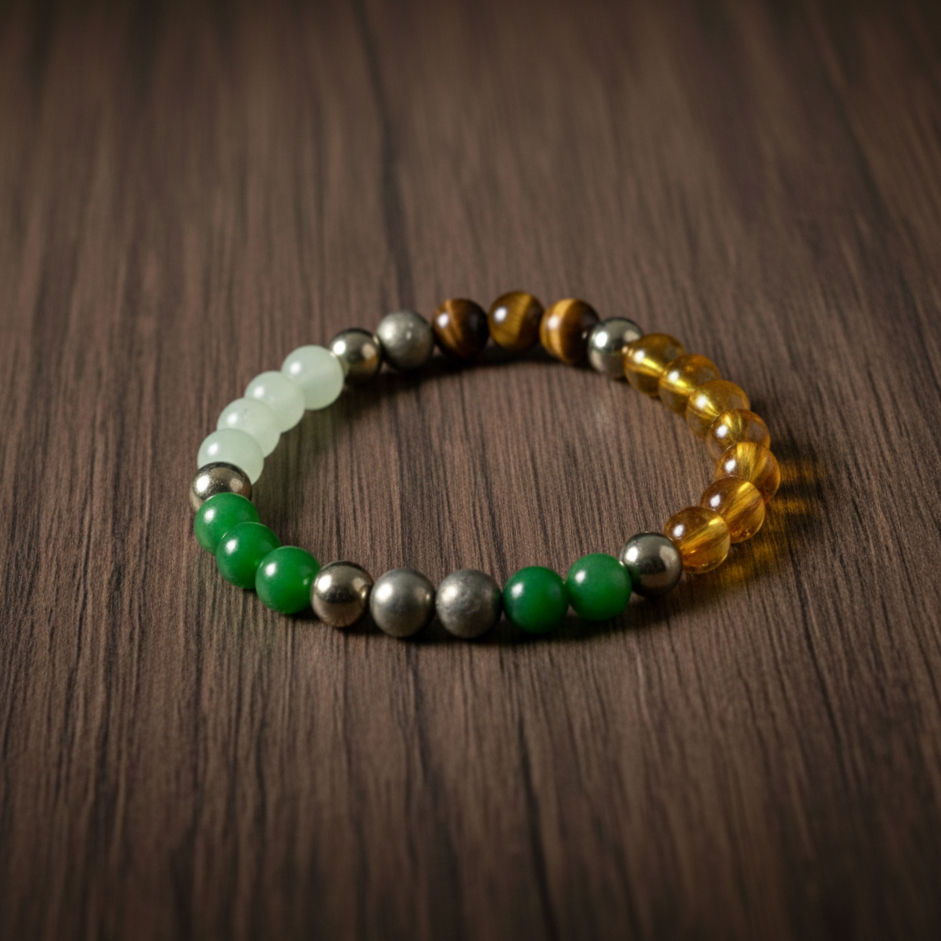 Natural Pyrite Money Attraction Bracelet