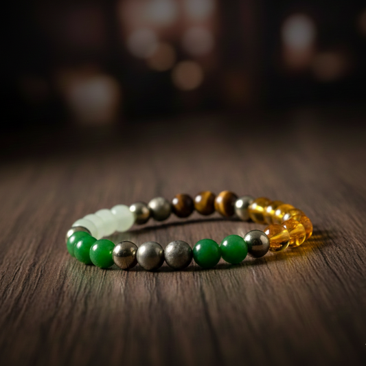 Natural Pyrite Money Attraction Bracelet