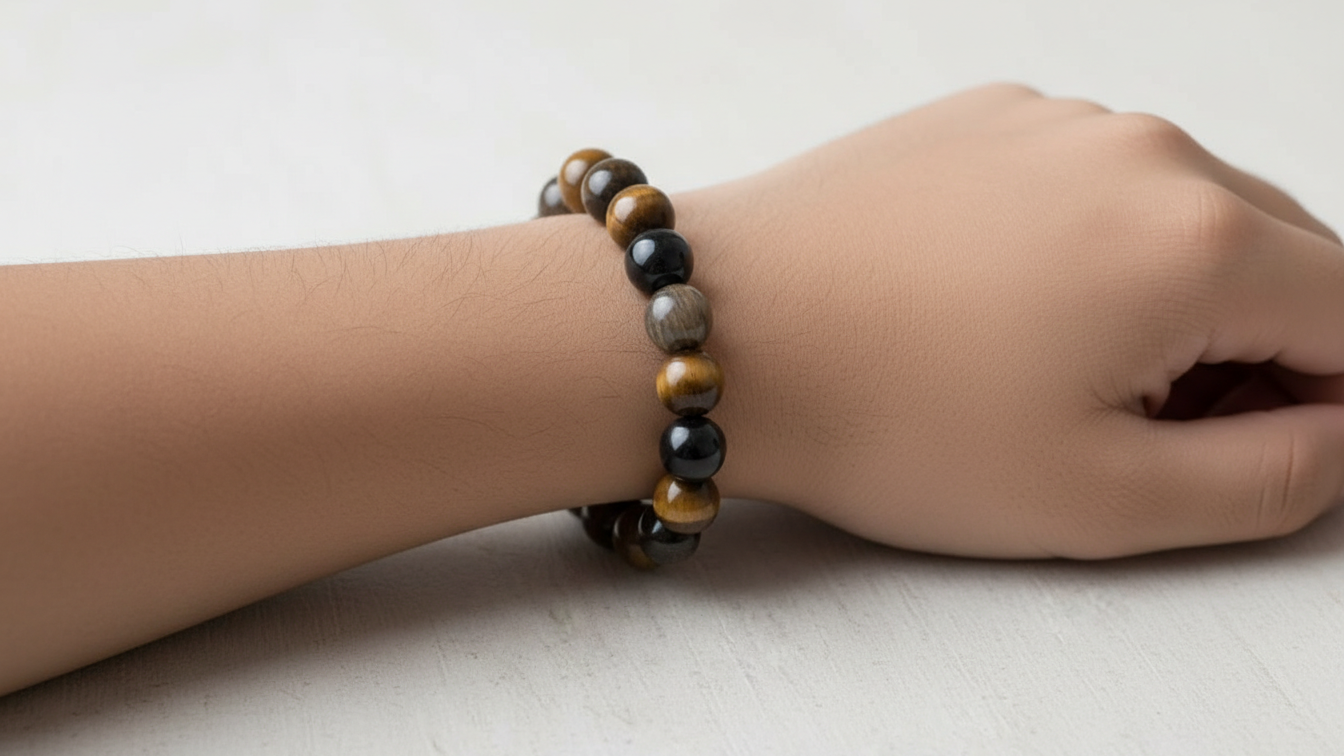 Tiger Eye Protection Bracelet for Strength, Confidence & Safety