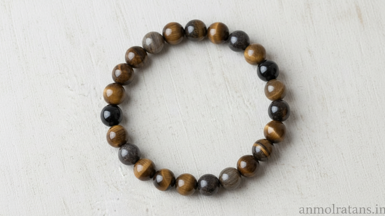 Tiger Eye Protection Bracelet for Strength, Confidence & Safety